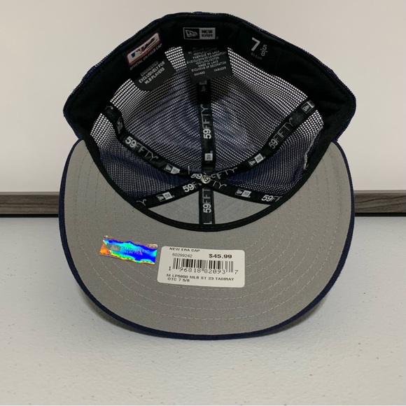 Tampa Bay Rays New Era Navy 2023 Spring Training 59FIFTY Fitted Hat-New - Picture 5 of 9